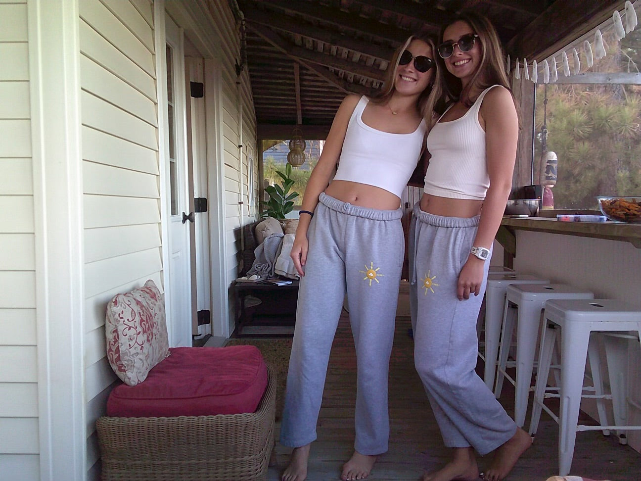 Open-Bottom Sweatpants